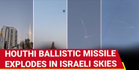 Houthi Revenge Hits Israel: Ballistic Missile Breaks Mid-Air, IDF Scrambles 7 Interceptors