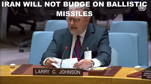 LARRY C JOHNSON - IRAN WILL NOT BUDGE ON BALLISTIC MISSILES - US/RUSSIA NEGOTIATIONS GOING NOWHERE
