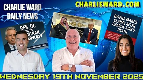 DAILY NEWS WITH CHARLIE WARD, PAUL BROOKER & DREW DEMI WEDNESDAY 19TH NOVEMBER 2025