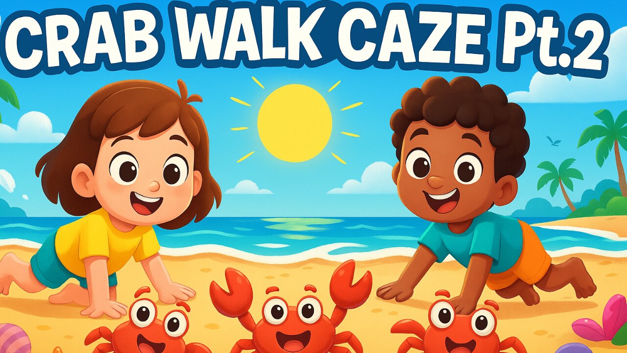 Crab Walk Craze Pt.2! 🦀 A Fun & Energetic Kids' Dance Song!