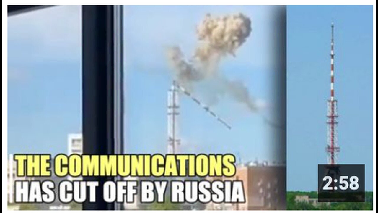 "Demise of Kharkov's Ukrainian TV Tower"