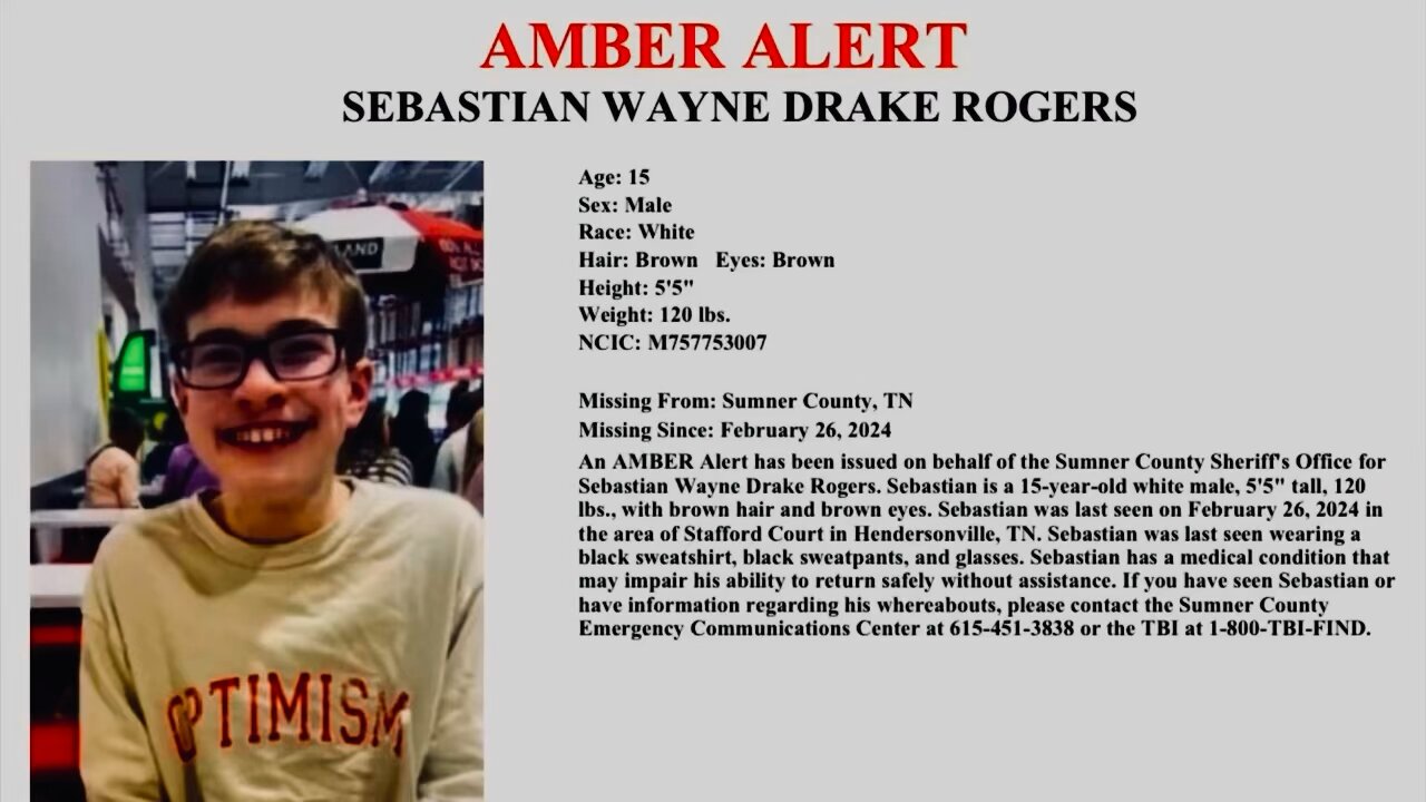 Missing Sebastian Rogers