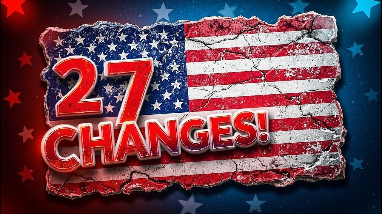 The American flag has been changed 27 times