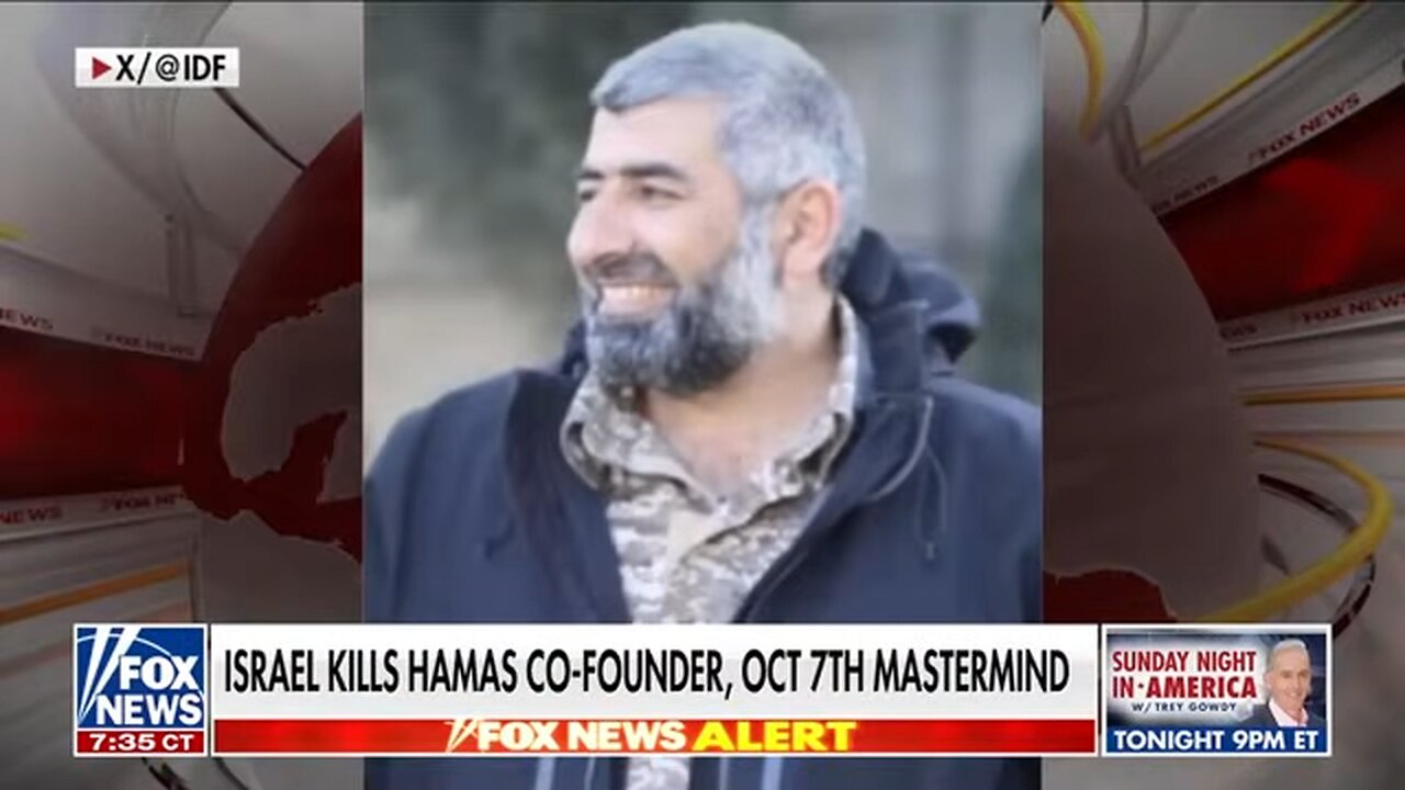 Israel kills Hamas co-founder, Oct 7 mastermind