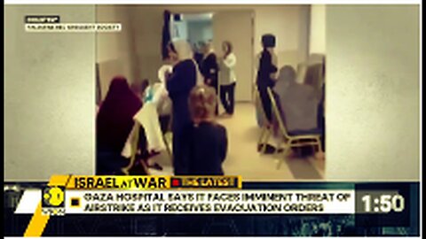 "Israel's Intention to Airstrike Al Quds Hospital Filled with Refugees in Gaza"