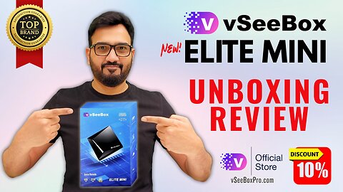 New vSeeBox Elite Mini Android TV Box | No VPN Needed | Free Entertainment | UNBOXING REVIEW