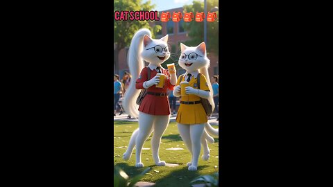 cat school 🏫🎒🎒