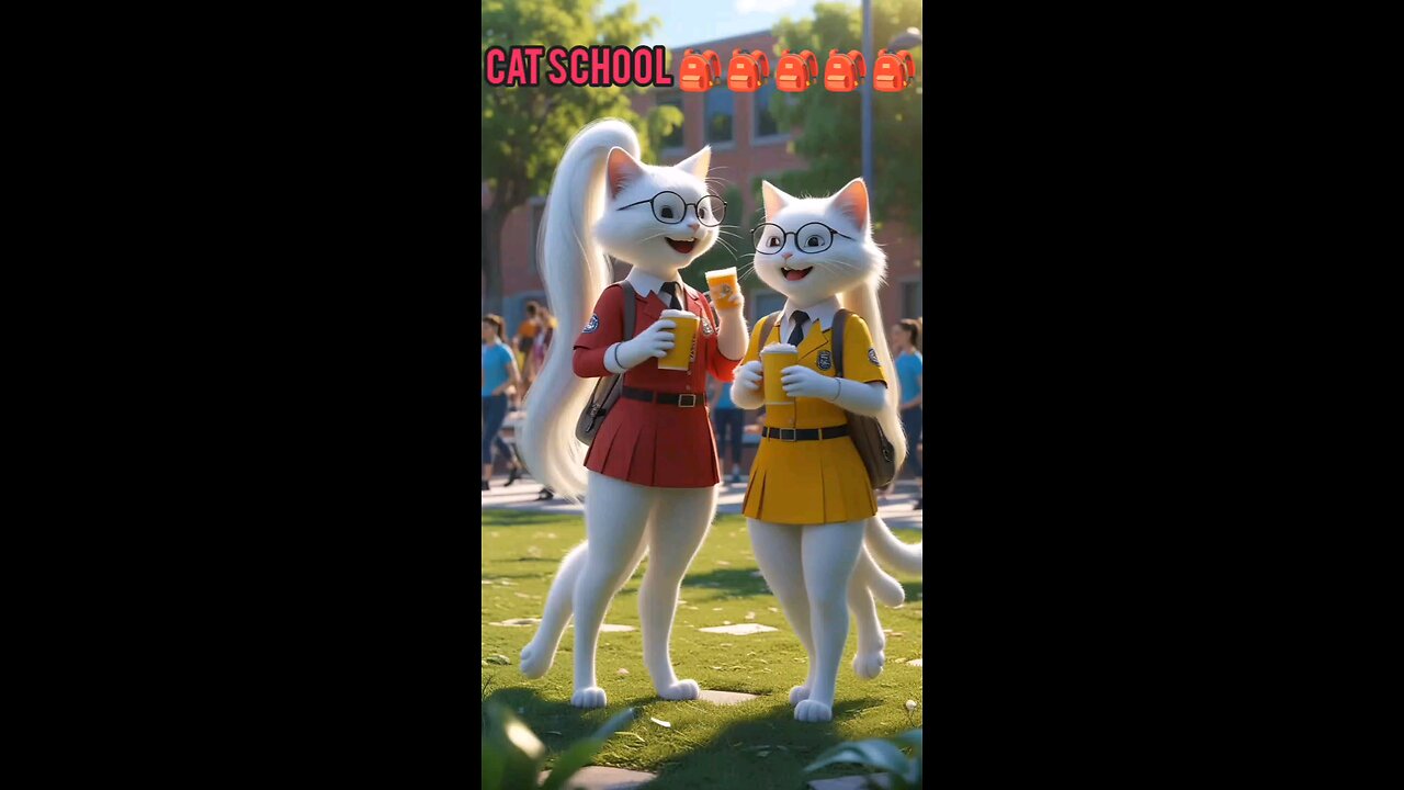 cat school 🏫🎒🎒