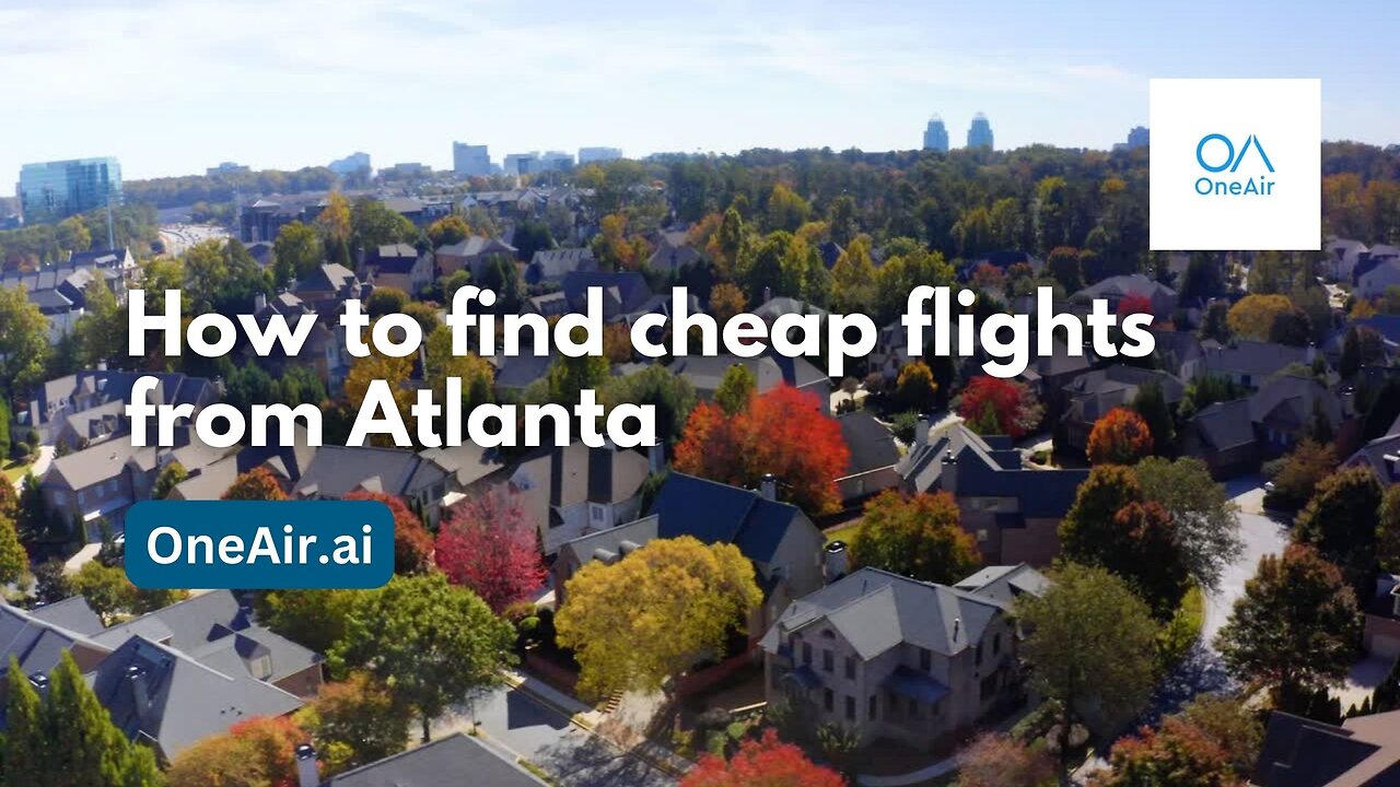 How to find cheap flights from Atlanta