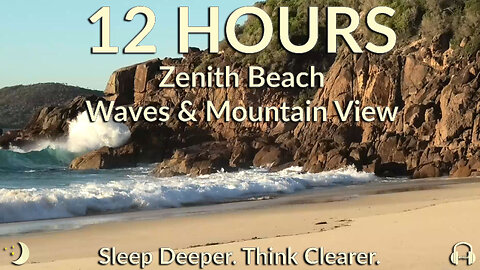 Waves & Birdsong at Zenith Beach | Ambient Ocean Nature for Sleep & Calm
