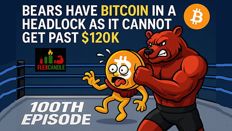 Bitcoin Hits Wall at $123K – Bearish Signs Mount as Bulls Lose Key Levels | FlexCandle EP. 100