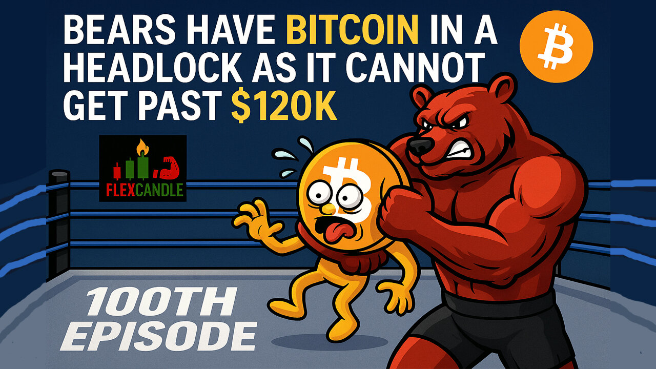 Bitcoin Hits Wall at $123K – Bearish Signs Mount as Bulls Lose Key Levels | FlexCandle EP. 100