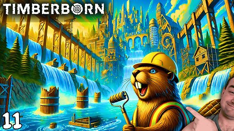 I Flooded the World… Then Beavers Built Atlantis! | Timberborn