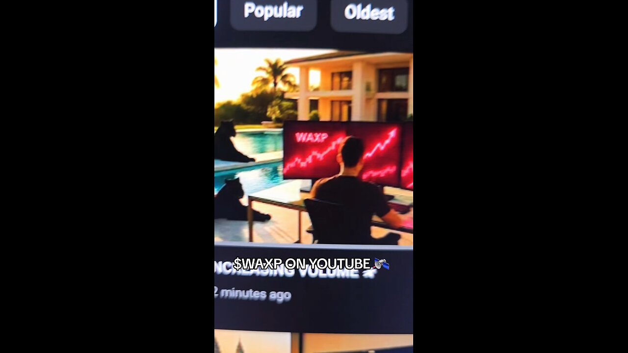 $WAXP ON YOUTUBE 🛰