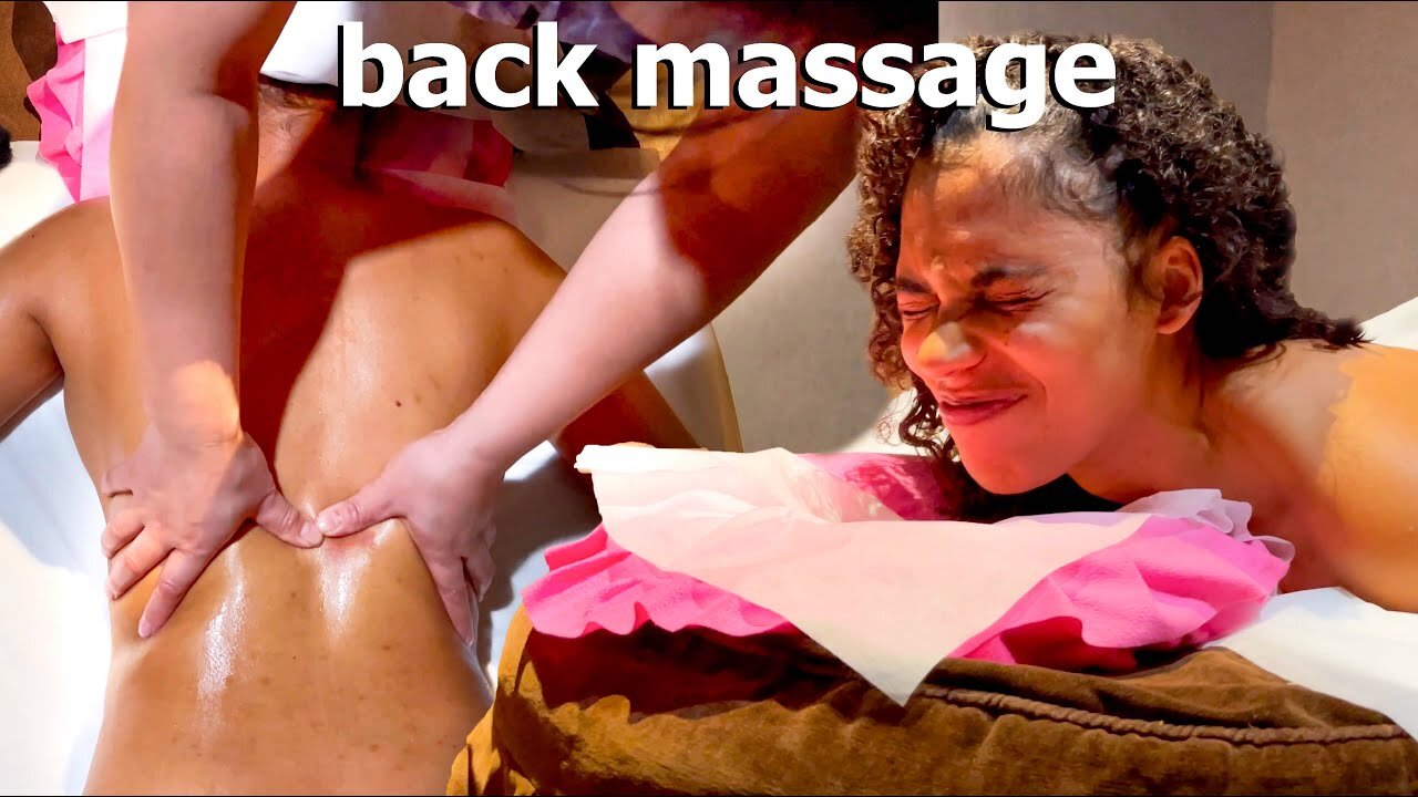 ASMR; Relaxing CHINESE DEEP TISSUE BACK MASSAGE!