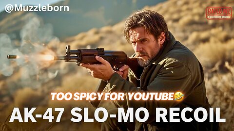 AK-47 Recoil in Slow Motion 💥