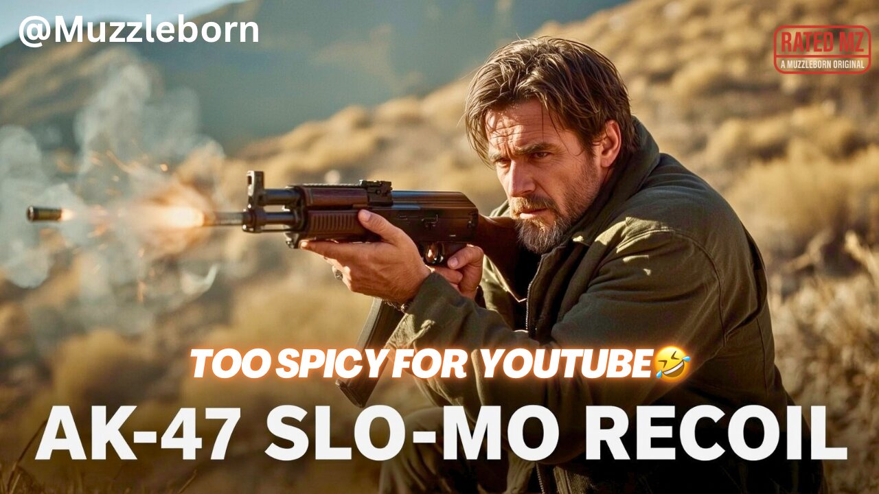AK-47 Recoil in Slow Motion 💥