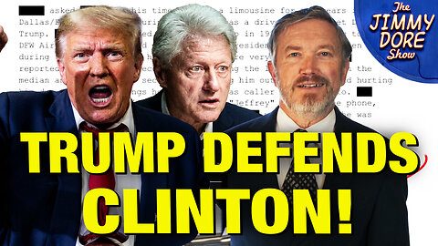Trump DEFENDS Clinton Over Epstein While TRASHING “Lowlife” Massie!