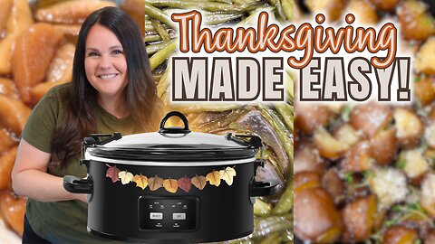 The 3 BEST Thanksgiving Sides Made EASY in the Crock Pot