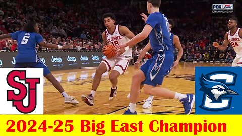 Creighton vs St. John's Basketball Game Highlights, 2024-25 Big East Championship