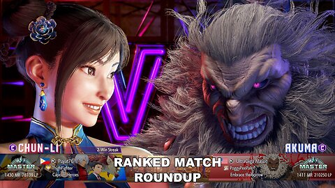 Kuya Kalbo SF6 Ranked Match Roundup. Chun Li Master Rank [Hori Fight Stick]