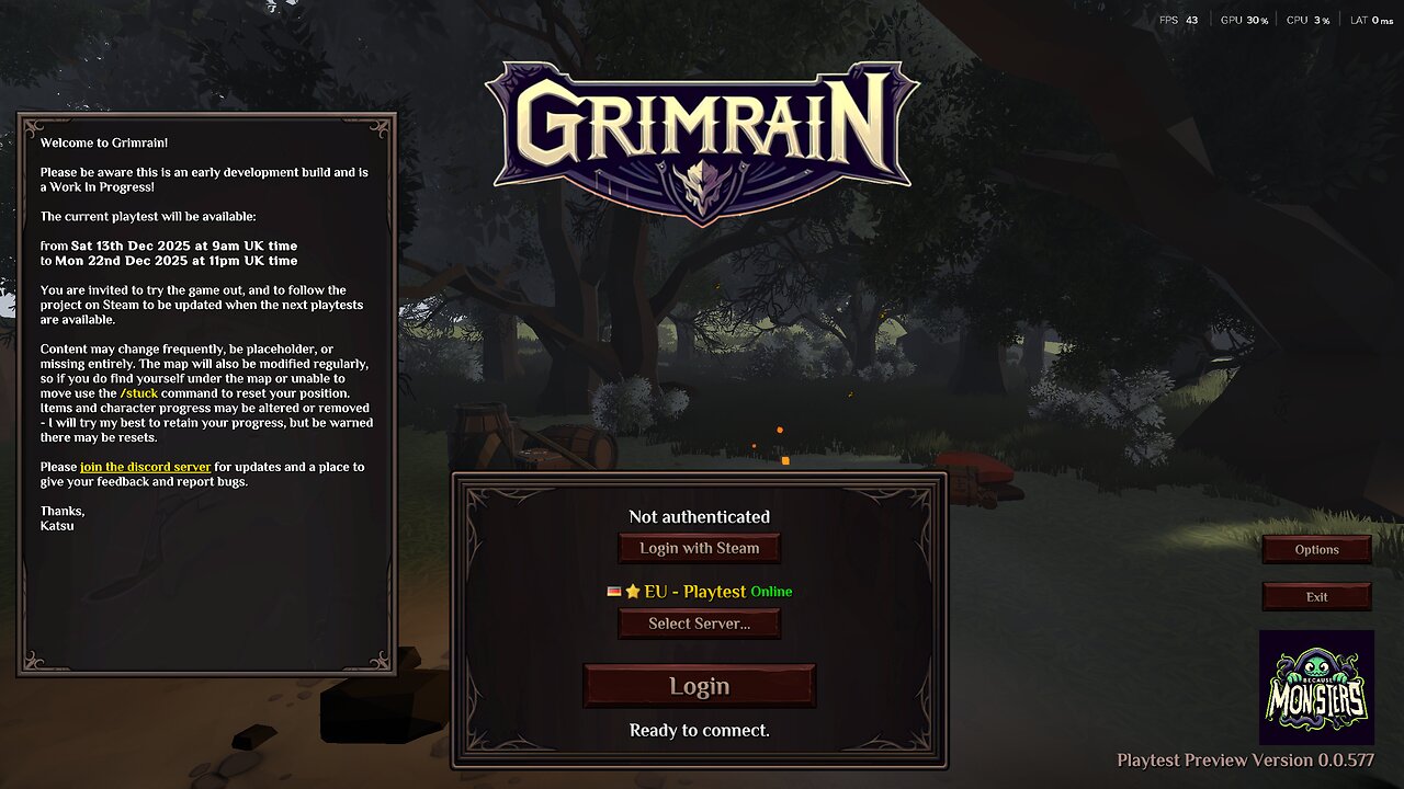 GrimRain Playtest