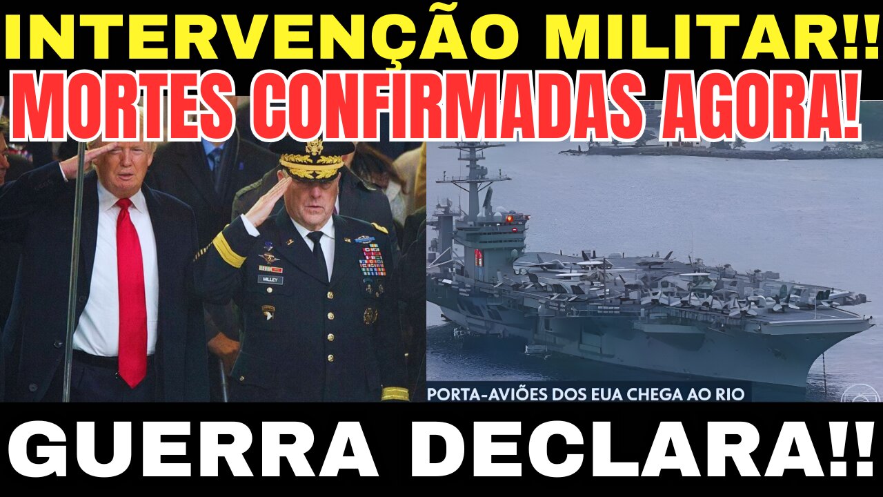 URGENTE!! TROPAS AMERICANAS CHEGAM AO BRASIL!! BOMBA EXPLODE NO PLANALTO!! A CASA CAIU...