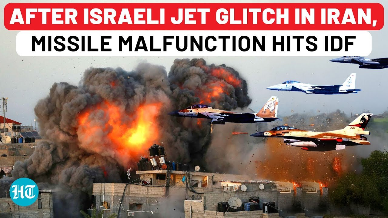 IDF's Panic Grows: After Israeli Fighter Jet Glitch In Iran Sky, Huge Missile Malfunction Exposed