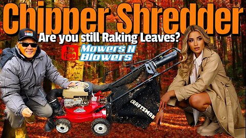 Are you still Raking Leaves? Free Craftsman Lawn Vacuum Chipper Shredder Repair! Will it Run?