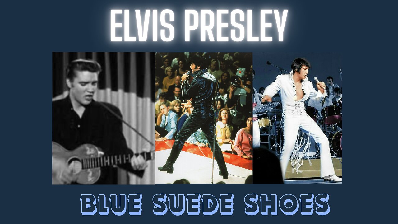 Elvis Presley 'Blue Suede Shoes' Triple Combo Tribute.
