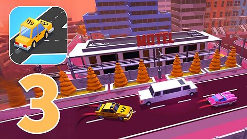Taxi Run: Traffic Driver - Gameplay Walkthrough Part 3 - Level 41-60 (iOS, Android)