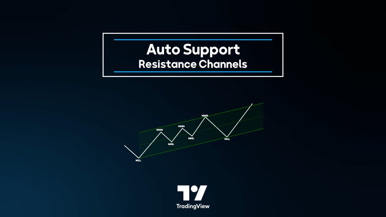 🎯 Auto Support Resistance Channels Indicator _ Top/Down Signal on #Tradingview [#TradingFinder]