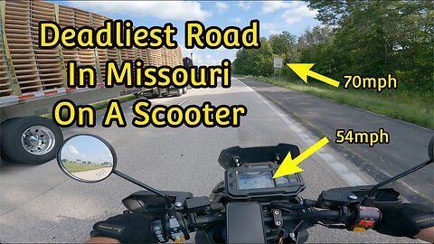 Deadliest Road In Missouri On A Scooter (Tank 200 Deluxe)