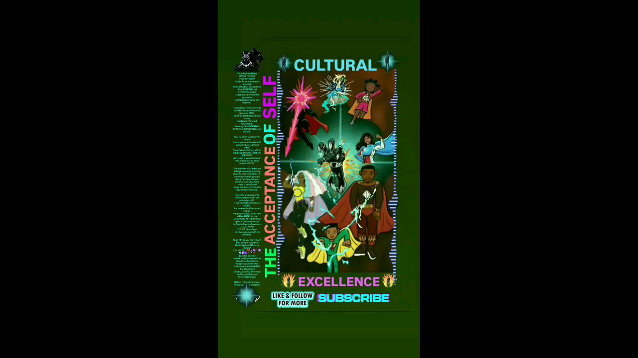 ▪︎CULTURAL EXCELLENCE/THE ACCEPTANCE OF SELF▪︎