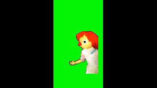 Annabelle Escaping | Green Screen