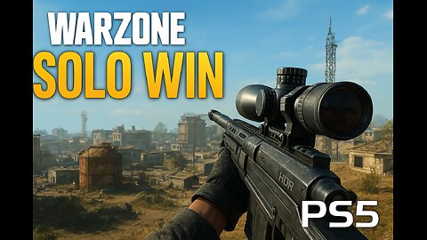 Warzone Solo Win | HDR Sniper Gameplay on PS5 (No Commentary) #gaming #callofduty #warzone