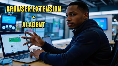 A simple browser extension meets an awesome AI Agent 🤖