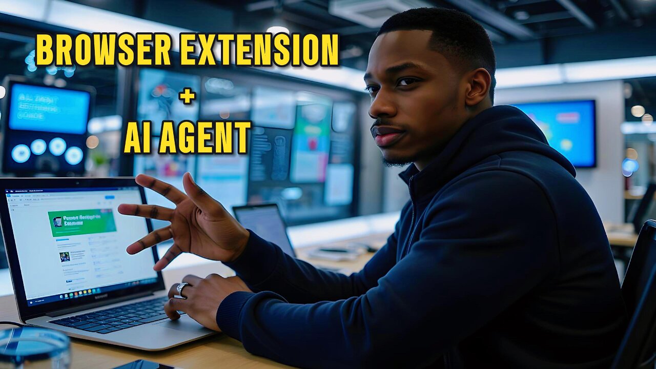A simple browser extension meets an awesome AI Agent 🤖