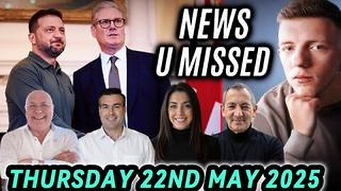CHARLIE WARD DAILY NEWS WITH CHARLIE WARD, PAUL BROOKER & WARREN THORNTON THURSDAY 22ND MAY 2025