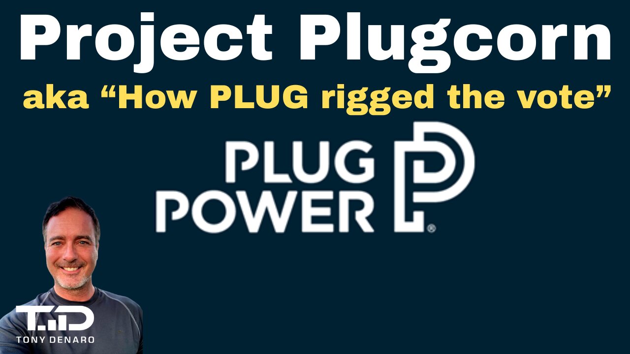 PLUG gives CEO 45 Billion Votes to rig reverse split vote - WHY? #ProjectPlugcorn