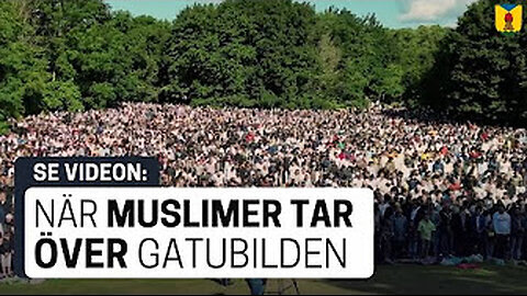 Muslimska maktdemonstrationer i Sverige.