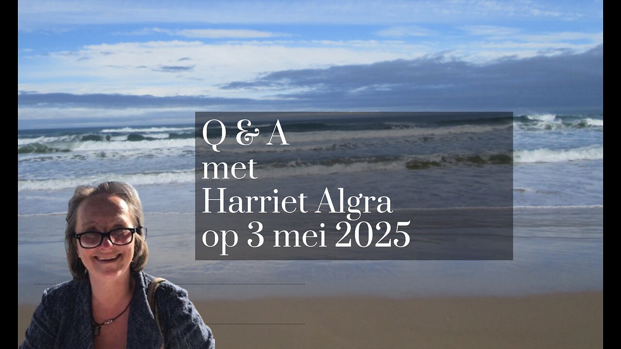 Q & A met Harriet Algra op 3 mei 2025