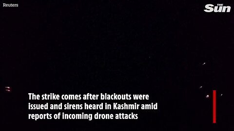 Watch moment India ‘strikes Pakistan airbase with ballistic missile’ in huge explosion