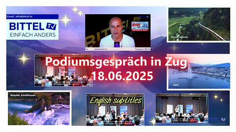 Panel Discussion in Zug - June 18, 2025, mirrored by Bittel TV