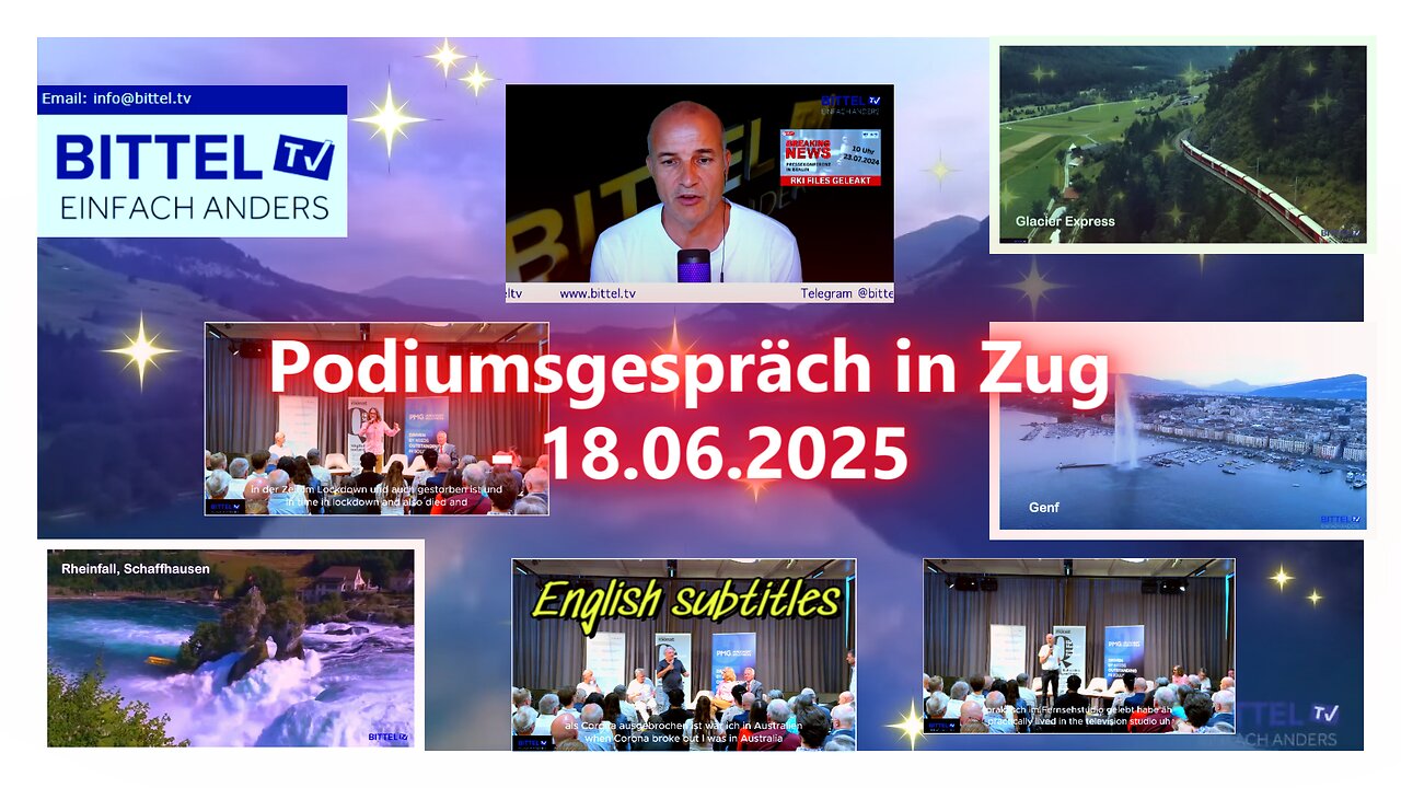 Panel Discussion in Zug - June 18, 2025, mirrored by Bittel TV