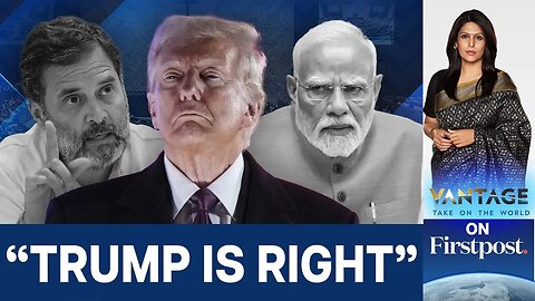 Rahul Gandhi's Echoes Trump's "Dead Economy" Jibe, Stirs Political Storm | Vantage with Palki Sharma