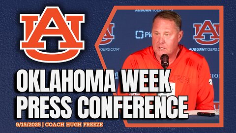 Hugh Freeze Previews Auburn vs Oklahoma | FULL PRESSER
