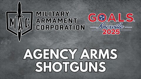 MAC 1014 & MAC 2 Agency Arms Shotguns from Military Armament Corp | Interview at GOA GOALS 2025