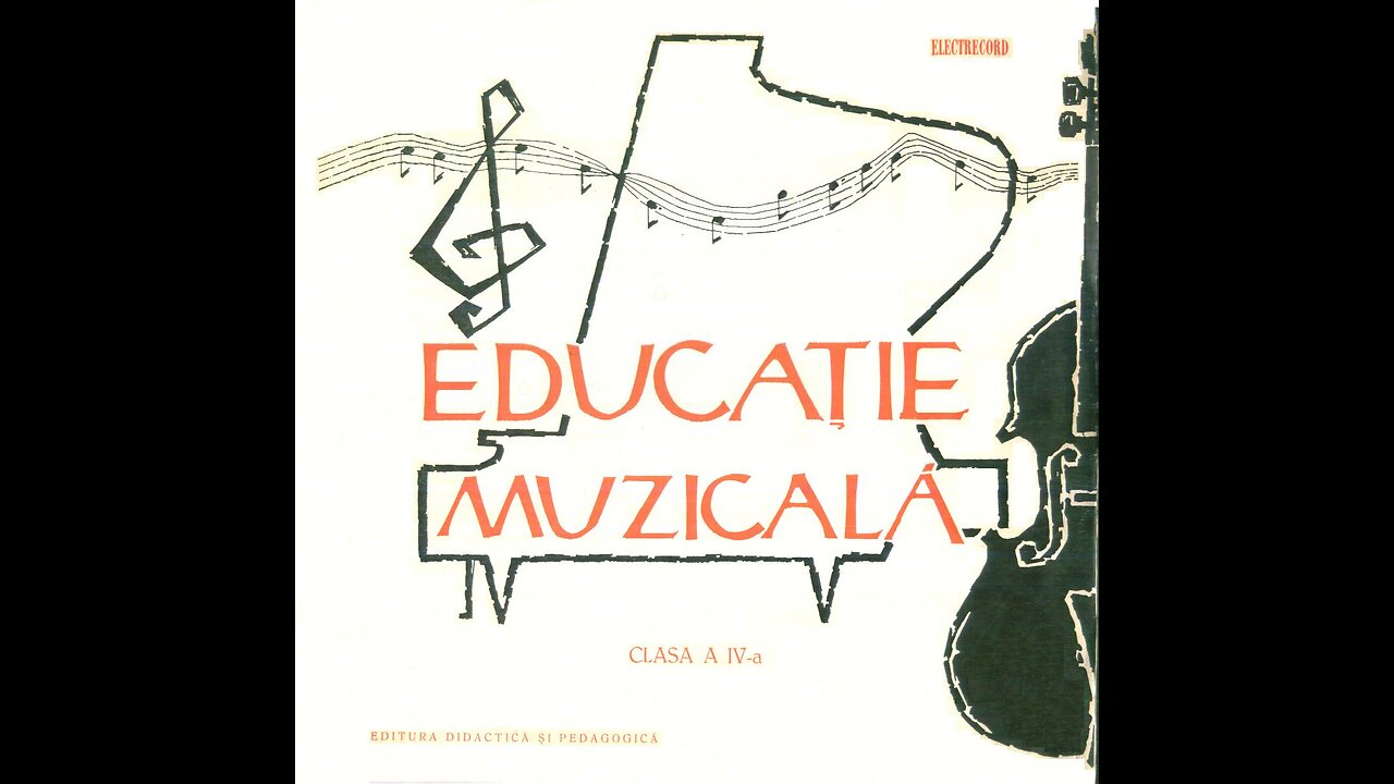 "Cantec fara cuvinte"(din "Primavara") de Felix Mendelssohn (Disc Educatie Muzicala clasa IV)
