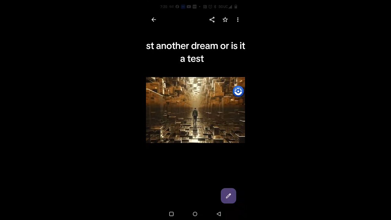 is it a dream or is it a test